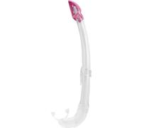 Cressi Mexico, Tubo Snorkel per Immersioni, Apnea, Snorkeling Unisex-Adulto, Trasparente/Rosa, Unica