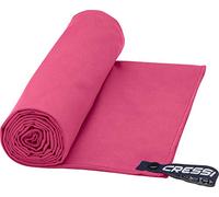 Cressi Microfibre Fast Drying, Asciugamano/Telo Sportivo in Microfibra, Vari Colori e Misure Unisex Adulto, Rosso, 60 x 120 cm