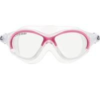 Cressi Mini Cobra - Premium Occhialini per il Nuoto, Piscina e Snorkeling, Trasparente/Rosa/Lenti Chiare, Bambini 7/15 Anni