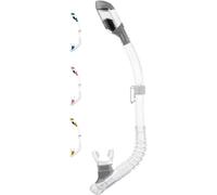 Cressi Dry Freediving Snorkel Argento Bambini