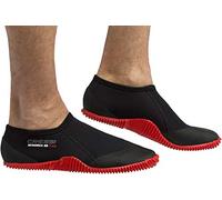 Cressi Minorca Shorty Boots 3mm - Calzari Bassi In Neoprene Bifoderato 3mm per Immersioni e Attivita' Acquatiche, Nero/Suola Rosso, M - 40/41, Unisex Adulto