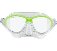 Cressi Moon Kid - Maschera Snorkeling Bambini e Ragazzi 7-15 Anni in Silicone Antiallergico Antigraffio, Maschera Subacquea Bambino Bambina Regolabile Ideale come Occhialini Nuoto e Maschera Sub, Lime
