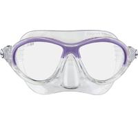 Cressi Moon Kid Mask - Maschera per Immersioni e Snorkeling, Trasparente/Lilla, Taglia Unica, Unisex Bambini
