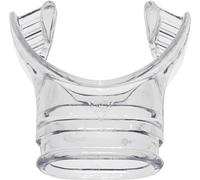 CRESSI Mouthpiece, Boccaglio Parte Ricambio Originale per Tubi Snorkel Unisex Adulto, Trasparente, Taglia Unica