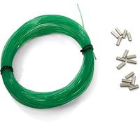 Cressi Multifilament Ø 1.6 Mm 200 Lb W/Crimps, Accessori Fucile Unisex, Verde, 50'