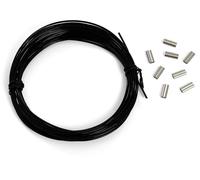 Cressi Multifilament 1.6 mm w/Crimps, Black, 25 ft