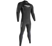 CRESSI Fast Man Monopiece Wetsuit Black/Grey 1mm L - Muta Monopezzo in Neoprene Bifoderato 1mm High Stretch, Ideale per Immersioni e Snorkeling in Acque Temperate, Man Nero/Grigio, L