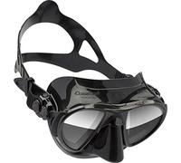 Cressi Nano, Maschera Subacquea Professionale Unisex - Adulto, Nero/Lenti HD