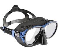 Cressi Naxos Mask, Maschera Subacquea Unisex Adulto, Nero/Blu, Unica