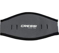 Cressi Mask Strap Cover, Testiera in Neoprene per Maschere Subacquee Unisex Adulto, Grigio, Universale
