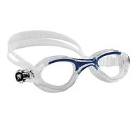 Occhialini nuoto Cressi Flash blu bianco con lenti trasparenti