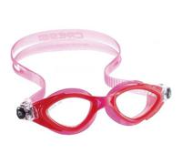 Occhialini nuoto Cressi King Crab rosa con lenti trasparenti
