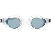 Cressi Occhialini per Il Nuoto a Oculari Separati - Lenti Infrangibili Antiappannamento/AntiGraffio/Anti UV, Trasparente/Lenti fumé