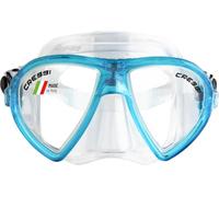 CRESSI Ocean - Maschera Singola Ocean o Combo Set Maschera Ocean+Snorkel Gamma per Immersioni e Snorkeling, Taglia Unica, Adulti