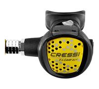 Cressi Octopus Compact Center Edition, Erogatore per Immersioni Unisex, Nero/Giallo, Taglia Unica