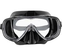 Maschera da sub Cressi Onda nero con lenti trasparenti