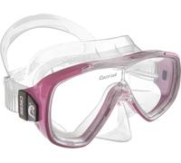 CRESSI Onda Mask Transparent/Pink - Maschera Singola Onda per Immersioni e Snorkeling, Trasparente/Rosa, Taglia Unica, Unisex