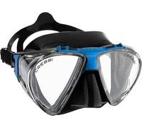 Cressi Penta+ Mask, Maschera & Snorkel Unisex Adulto, Nero/Blu, Unica