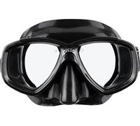 Cressi Perla, Adulto Piccolo Volume Interno in Silicone Maschera per Immersioni, Snorkeling Italiano di qualità dal 1946, Black/Black