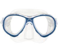 Cressi Perla Jr Maschera Snorkeling & Apnea, Trasparente/Blu, Taglia Unica, Junior Unisex