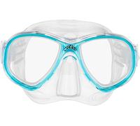 Cressi Perla Jr Maschera Snorkeling & Apnea, Trasparente/Acquamarina, Taglia Unica, Junior Unisex