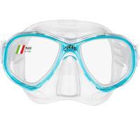 Cressi Perla Jr Maschera Snorkeling & Apnea, Trasparente/Acquamarina, Taglia Unica, Junior Unisex
