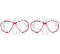 Cressi Perla JR Mask Clear/Pink (Confezione da 2)