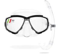 CRESSI Perla - Maschera Singola Perla o Combo Set Maschera Perl Snorkel Mexico per Immersioni e Snorkeling, Taglia Unica, Adulti
