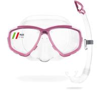 Cressi Perla, Snorkeling, Apnea, Immersioni - Maschera Perla o Combo Set Maschera Perla + Snorkel Mexico,Taglia Unica, Unisex Adulto