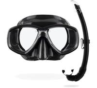 Cressi Perla, Snorkeling, Apnea, Immersioni - Maschera Perla o Combo Set Maschera Perla + Snorkel Mexico,Taglia Unica, Unisex Adulto