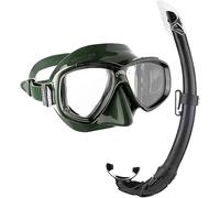 Cressi Perla, Snorkeling, Apnea, Immersioni - Maschera Perla o Combo Set Maschera Perla + Snorkel Mexico,Taglia Unica, Unisex Adulto