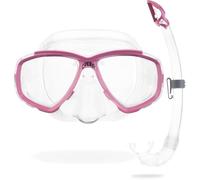 Cressi Perla, Snorkeling, Apnea, Immersioni - Maschera Perla o Combo Set Maschera Perla + Snorkel Mexico,Taglia Unica, Unisex Adulto