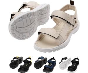 Cressi Pete Sandal Sand/White 46 - Sandalo Unisex Ideale per Le Giornate Estive in Spiaggia, Progettato per Comfort e Praticità in Ambienti Acquatici, Bianco/Sabbia, 46