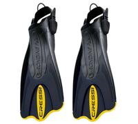 CRESSI PINNE CORTE CON CINGHIOLO CA13513 PALAU SAF NERO/GIALLO