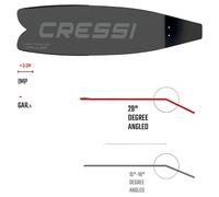 Cressi Pinne Da Pesca Subacquea Gara Modular Impulse