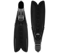 CRESSI Turbo Flex Fins Black 40/41, Pinna Leggera, Performante e Reattiva con Sistema Modulare Gara a Pale Intercambiabili Unisex Adulto, Nero