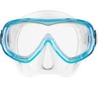 Cressi Piumetta Kid Maschera Subacquea per Bambini, Trasparente/Acquamarina, 3-6 anni