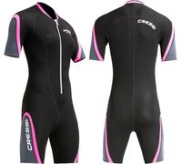 Cressi Playa Lady Shorty Wetsuit 2.5 mm - Muta Shorty High Stretch in Neoprene 2.5 mm, Donna