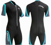 Cressi Playa Lady Shorty Wetsuit Black/Aquamarine 2.5mm XL/5