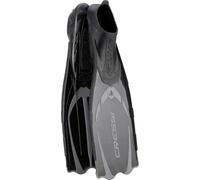 Cressi Pluma Fins, Pinne di Alta Qualita per Immersioni, Apnea, Snorkeling Unisex Adulto, Nero/Argento, 41/42 EU