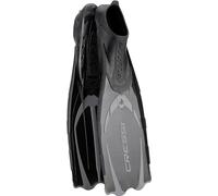 Cressi Pluma Fins, Pinne di Alta Qualita per Immersioni, Apnea, Snorkeling Unisex Adulto, Nero/Argento, 39/40 EU