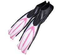 Cressi Pluma Fins, Pinne di Alta Qualita per Immersioni, Apnea, Snorkeling Unisex Adulto, Trasparente/Rosa, 33/34 EU