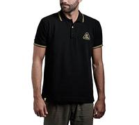 Cressi, Polo Man Uomo, Nero Giallo, S