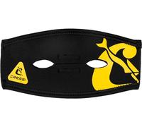 Cressi Pony Tail Neo Mask Strap Cover, Copricinghiolo in Neoprene per Maschere Immersione e Snorkeling Unisex Adulto, Nero/Giallo, Taglia Unica