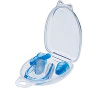 Cressi Premium Accessori per Nuoto e Piscina Tappi Auricolari e Clip Stringinaso, Unisex - Adulto, Blu