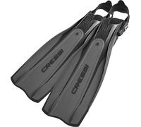 Cressi Pro Light Fins, Pinne con Cinturino Regolabili per Immersione e Snorkeling, Unisex - Adulto, S/M, Multicolore (Nero/Argento)