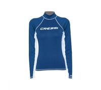 Cressi Maglia protettiva donna – maniche lunghe, tessuto elastico UPF 50+ – Royal Blu/Bianco XL/5