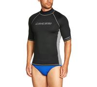 Cressi Rash Guard Uomo Manica Corta Nera