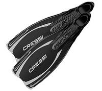 CRESSI PINNA REACTION PRO - COLORE: BLACK/SILVER, MISURA: 46/47