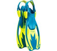 Cressi Rocks, Pinne Snorkeling Unisex Bambini, Blu/Lime, L/XL